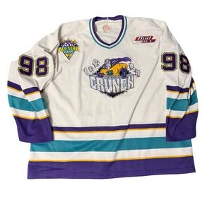 Vintage Syracuse Crunch AHL All Star Classic 1998 Hockey Jersey Bauer Mens XL 98